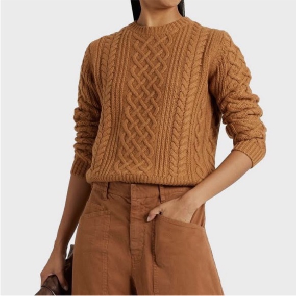Nili Lotan Jodelle Cashmere Cable Knit Sweater - Picture 10 of 11